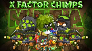 New Year Special: X Factor CHIMPS Black Border Guide ft. Sniper META Strategy in 2024! (BTD6)