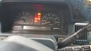 1989 Mazda MPV Cold Start - Rough Cold Idle (uphill parked)