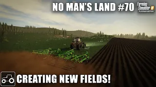 Creating New Fields, Sampling Soil & Spreading Lime No Man's Land #70 Farming Simulator 19 Timelapse