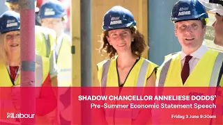 Anneliese Dodds' Pre-Summer Summer Economic Statement Speech