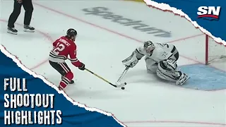 Chicago Blackhawks at Los Angeles Kings | FULL Shootout Highlights