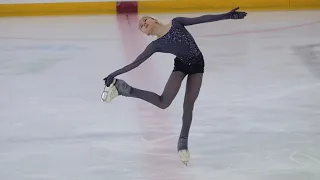 Kamila Valieva - Russian Junior Nationals 2020 - SP run-through