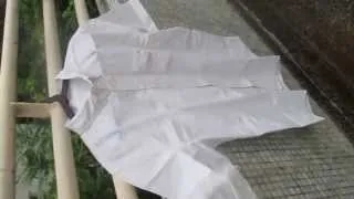 Ultra Ever Dry (超級干)第二代 測試在白色衣服(Shirt) in Hong Kong, China