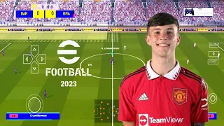 eFOOTBALL PES 2023 PPSSPP Android Update Transfers Kits 2023 Now Faces Camera PS5 Graphics HD