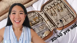 My VINTAGE Fine Jewelry Collection! Organize w/ me -Traveling Jewelry Case