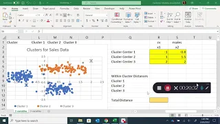 Descriptive Data Mining: K-Means Clustering Using Excel