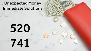 Grabovoi Numbers - Unexpected Money / Immediate Solution - 520 741