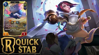 Quick Stab - Fiora & Yuumi Attach Deck - Legends of Runeterra A Curious Journey Gameplay