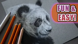 How to shade and blend with charcoal pencils for beginners