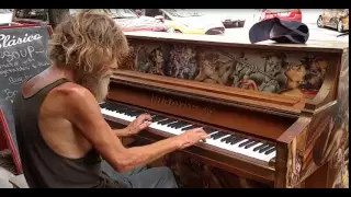 Homeless Man Plays Piano Beautifully Sarasota, FL ORIGINAL  7