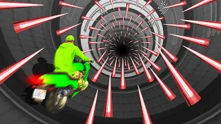 IMPOSSIBLE 100 MILE OBSTACLE TUNNEL! (GTA 5 Funny Moments)