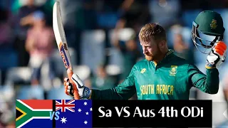 Highlights Of The South Africa Vs Australia 4th Odi Match From 2023.