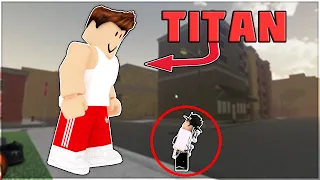 BECOMING MASSIVE TITAN IN ROBLOX DA HOOD (Exploits)