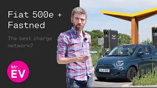 Fiat 500e efficiency, rapid charging speed and the wonder of Fastned!