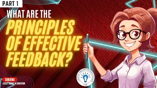 What are the Principles of Effective Feedback? part 1 #latest #trends in #education