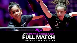 FULL MATCH | Sreeja AKULA vs Hana GODA | WS R32 | #WTTChongqing 2024