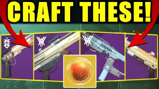 STOP CRAFTING JUNK!🛑 The Best & Easiest Weapons to Craft in Destiny 2!