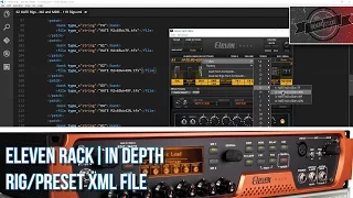 ELEVEN RACK | IN DEPTH // RIG/PRESET XML FILE [BEGINNER]