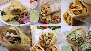 6 Best Paratha(Chicken,Potato,Egg)Rolls By Recipes Of The World(Ramadan Special)