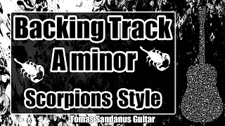 Still Loving You Style Backing Track in A minor - Am - Scorpions Metal Power Ballad Guitar Backtrack