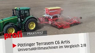 Pöttinger Terrasem C6 Artis im 6-m-Universaldrillmaschinen im Vergleich (2/8) | profi #Praxistest