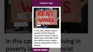 Poverty Trap | 60 Second Economics | A Level & IB
