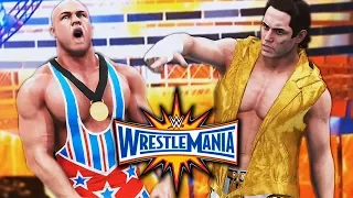 WWE 2K18 My Career Mode | Ep 91 | WRESTLEMANIA!!! FINALLY FACING KURT ANGLE!!!