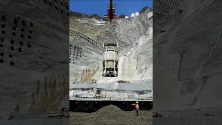 Yusufeli Barajı - Yusufeli Dam, 275 meters (Çoruh River, Artvin Türkiye) time lapse