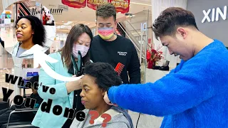 Blackwoman Get Hair Done In #china🇨🇳(Unbelievable results)
