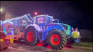 Coventry Nuneaton Christmas tractor run parade 09/10/2023 Santa tractor new latest