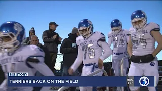 VIDEO: Rocky Hill football team resumes play