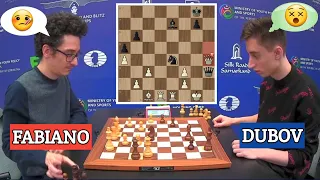 Fabiano Caruana vs Daniil Dubov | FIDE World Blitz 2023