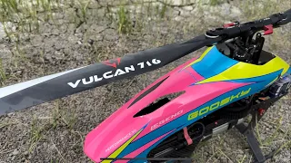 Goosky RS7 First test Vulcan blade 716mm - Pilot Lotte Chawanagon