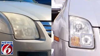 Household hack: Cleaning foggy headlights with bug spray