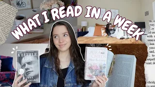 WHAT I READ IN A WEEK | How I prioritize reading during a busy week!