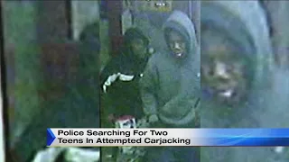 Police search for 2 teens in attempted carjacking