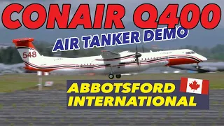 Conair Dash-8 Q400 Air Tanker crew training Abbotsford April 26 2024