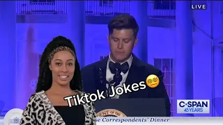 Colin Jost Got CANCELED with his Tiktok Jokes at the White House Correspondents Dinner #colinjost