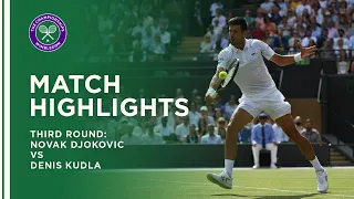 Novak Djokovic vs Denis Kudla | Third Round Highlights | Wimbledon 2021