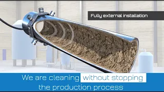 Cleaning fouling in pipes in just 1 minute with Power Ultrasound