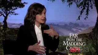 Carey Mulligan & Matthias Schoenaerts on "Far From the Madding Crowd" @BTVRtv