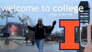 A Day of A Student at the University of Illinois