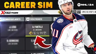 NHL 24 - Adam Fantilli Full Career Simulation