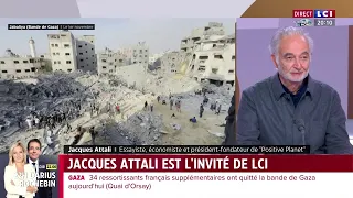 "Pour une conférence de la paix" : Jacques Attali invité de LCI