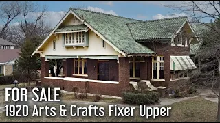 FOR SALE: CHEAP 1920 Arts & Crafts Fixer Upper