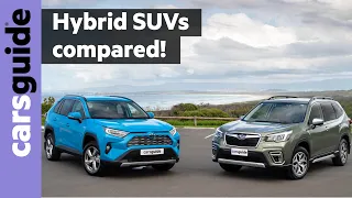 Toyota RAV4 hybrid vs Subaru Forester hybrid 2020 comparison review