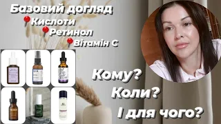 💙 Догляд в холодний період💎. Що обрати?💦 Ретиноїди.Кислоти. Ензими. Вітамін C.