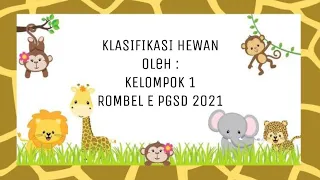 LAGU KLASIFIKASI HEWAN