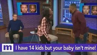 I have 14 children...But your baby is not mine! | The Maury Show