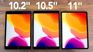 iPad 2019 10.2" vs iPad Air 10.5" vs iPad Pro 11" (Deutsch)